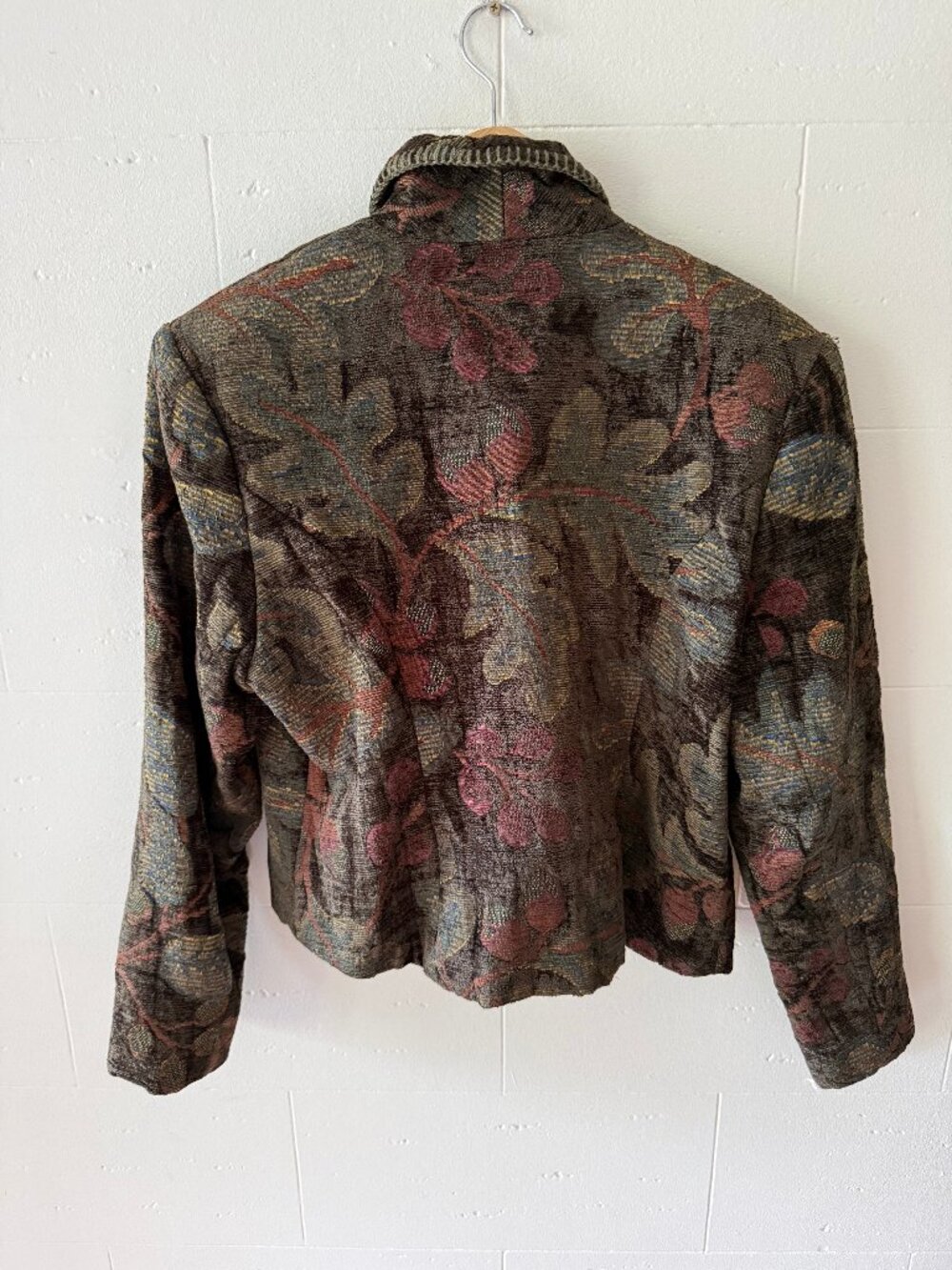 Vintage Longhorn | Tapestry Blazer | Cottagecore Western Stampede | Medium - Picture 12 of 14